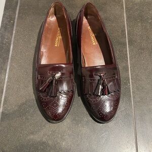 Bostonian Men's Dark Burgundy Tassel Loafers
